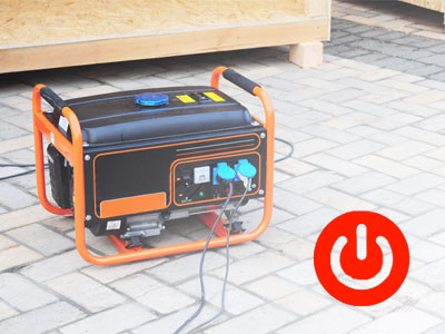 Operate generators safely