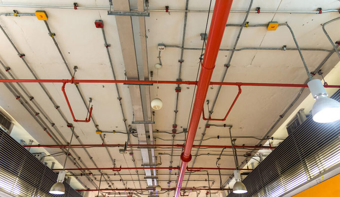 Wet Pipe Fire Sprinkler System Installation